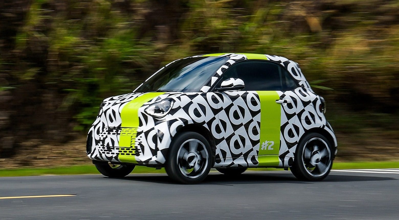 Smart #2 2026 - exterior, side profile close, Global 2026 preproduction testing market