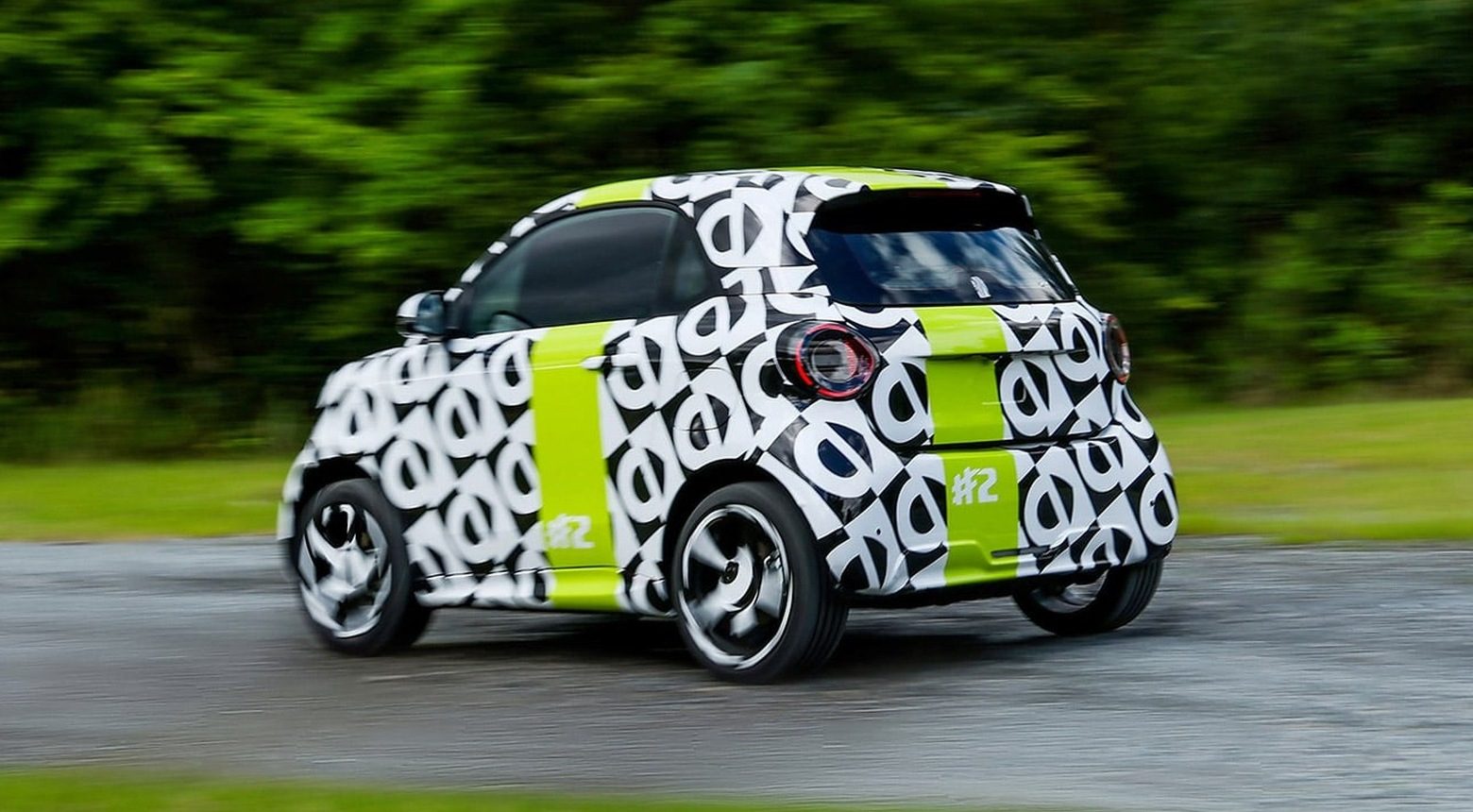 Smart #2 2026 - exterior, rear three quarter close, Global 2026 preproduction testing market