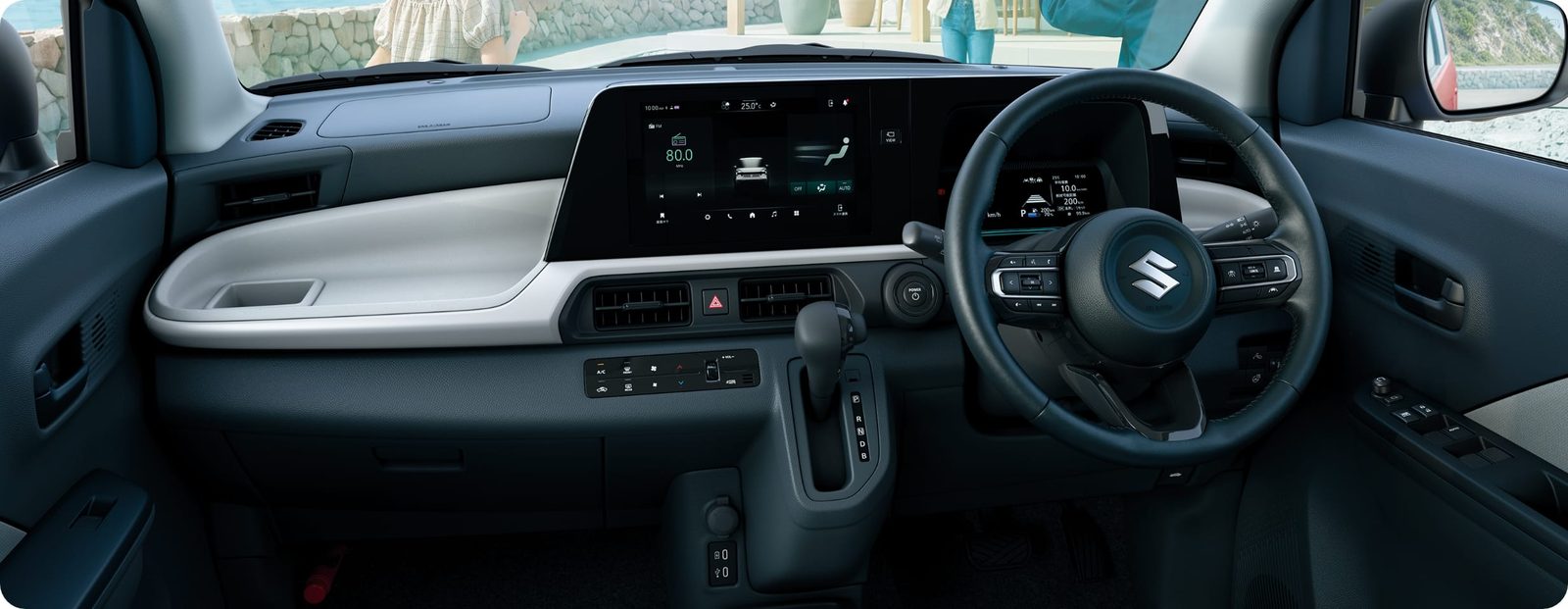Suzuki e SKY Japan 2026 - main model photo, interior, dashboard rhd, Japan market