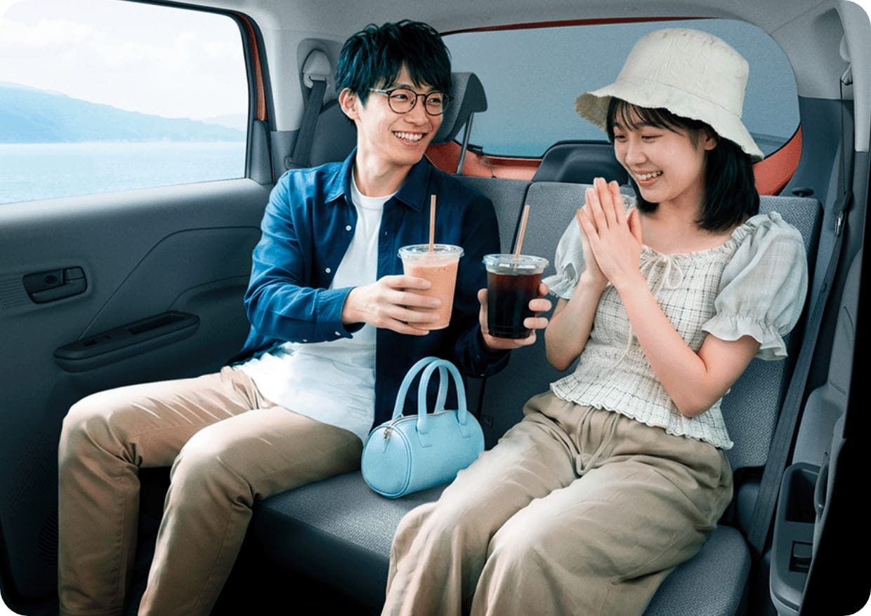 Suzuki e SKY Japan 2026 - interior, rear seats, Japan market