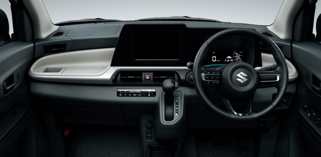 Suzuki e SKY Japan 2026 - interior, g grade dashboard rhd, Japan market