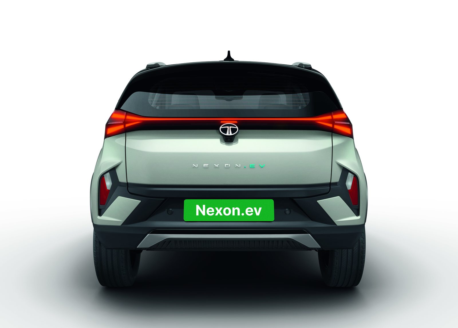 Tata Nexon.ev 2023 - exterior, rear view render, India / EV Query only market
