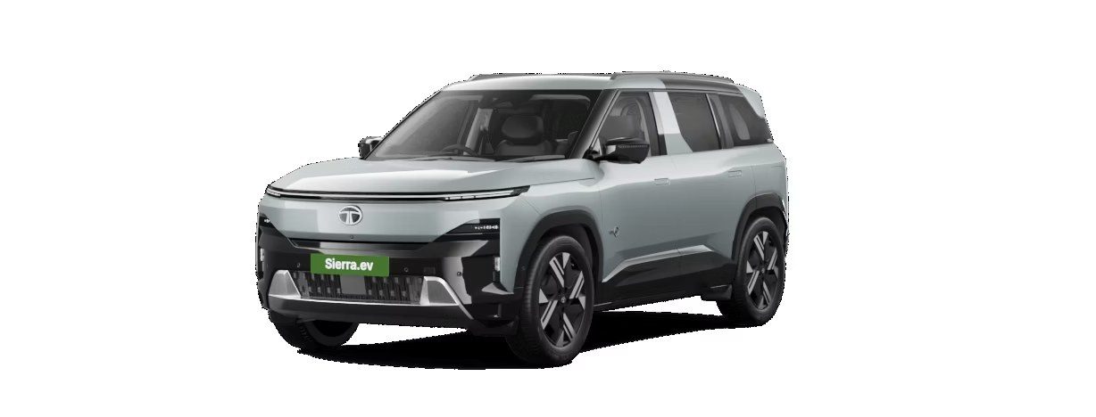 Tata Sierra EV 2026 - main model photo, exterior, front 3q render, India / EV Query only market