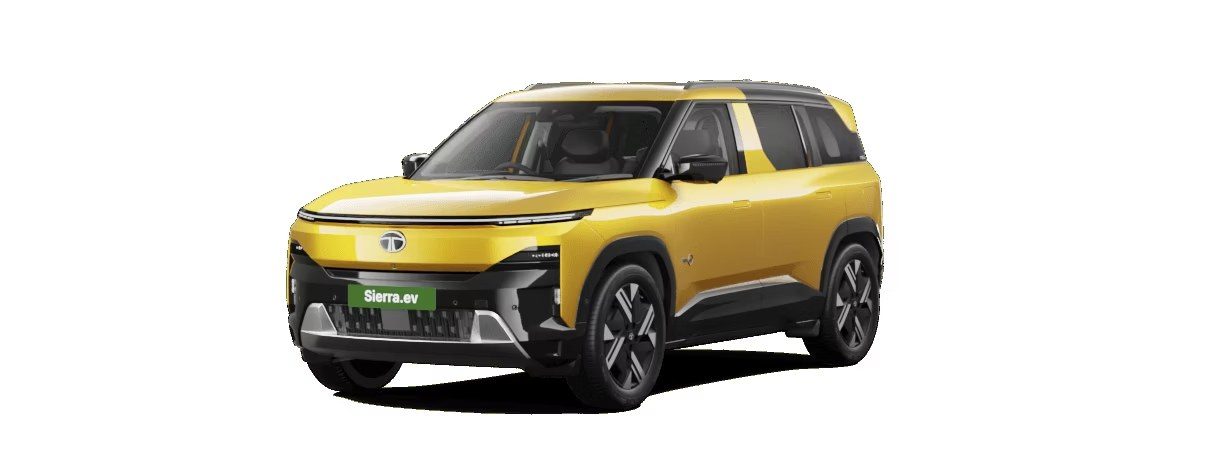Tata Sierra EV 2026 - exterior, front 3q color alt, India / EV Query only market