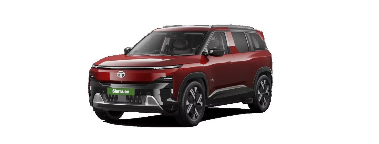 Tata Sierra EV 2026 - exterior, front 3q color alt, India / EV Query only market