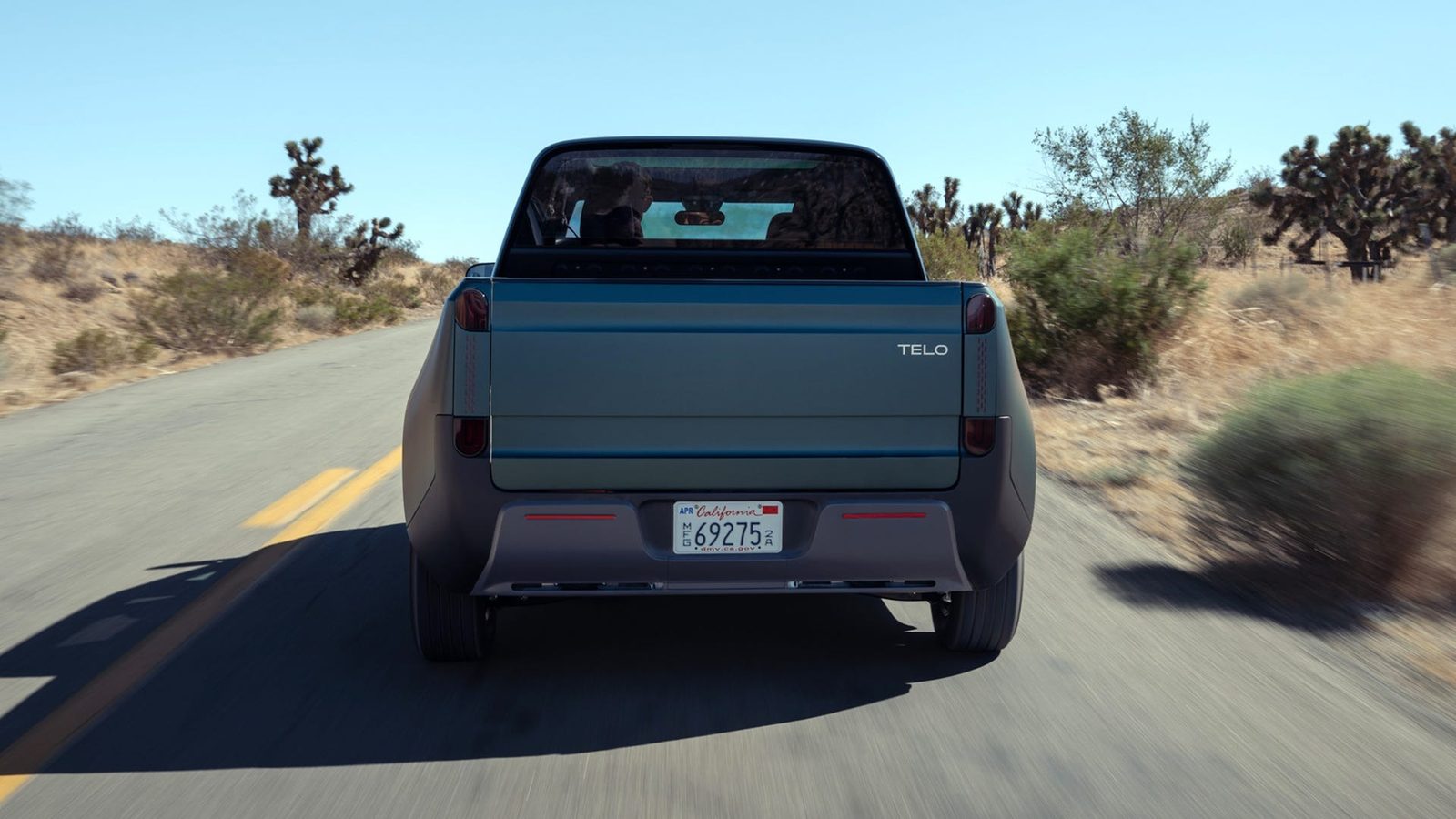 TELO Trucks MT1 2026 - exterior, rear dynamic, us_reference market