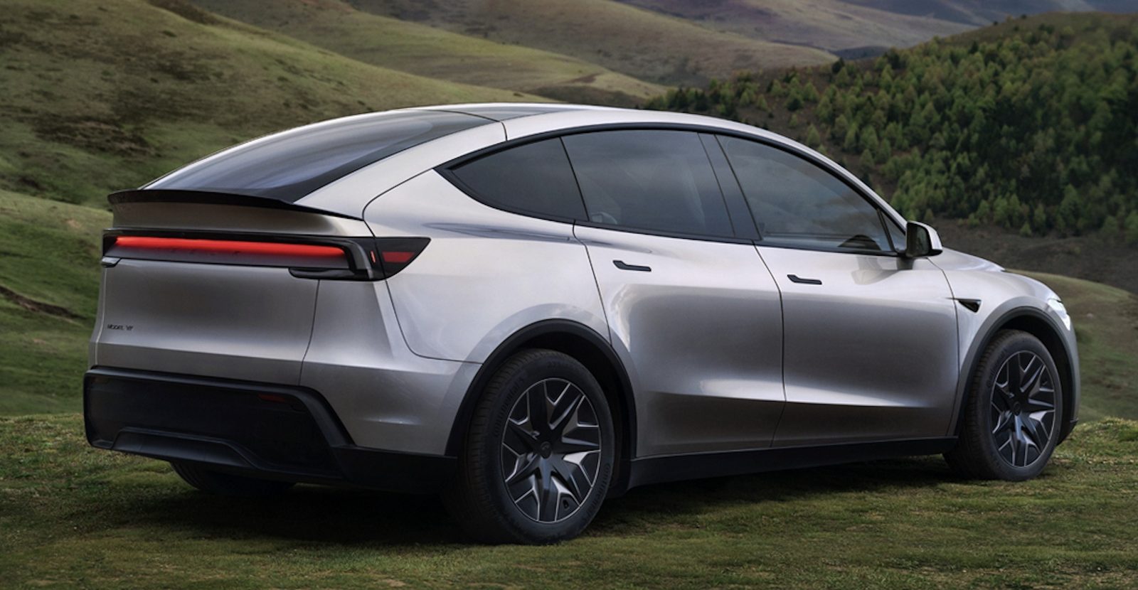 Tesla Model Y L US 2026 - exterior, rear three-quarter view, United States / China exact body reference market