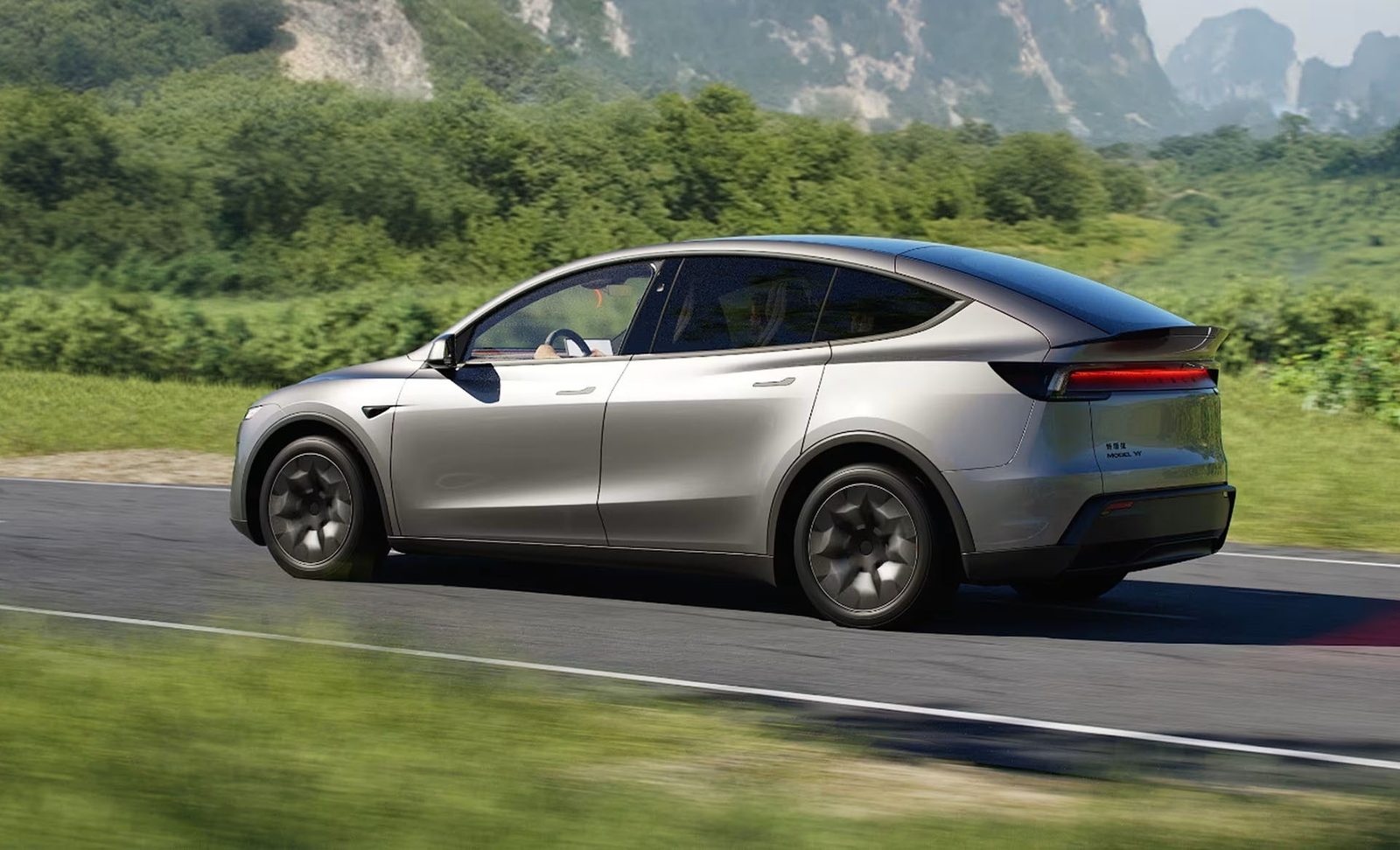 Tesla Model Y L US 2026 - exterior, side profile, United States / China exact body reference market