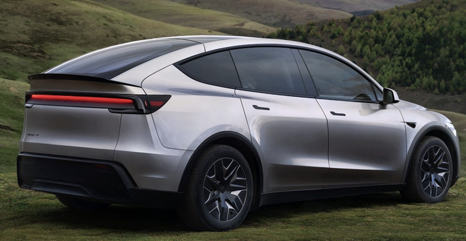Tesla Model Y L US 2026 - exterior, hero detail crop, United States / China exact body reference market