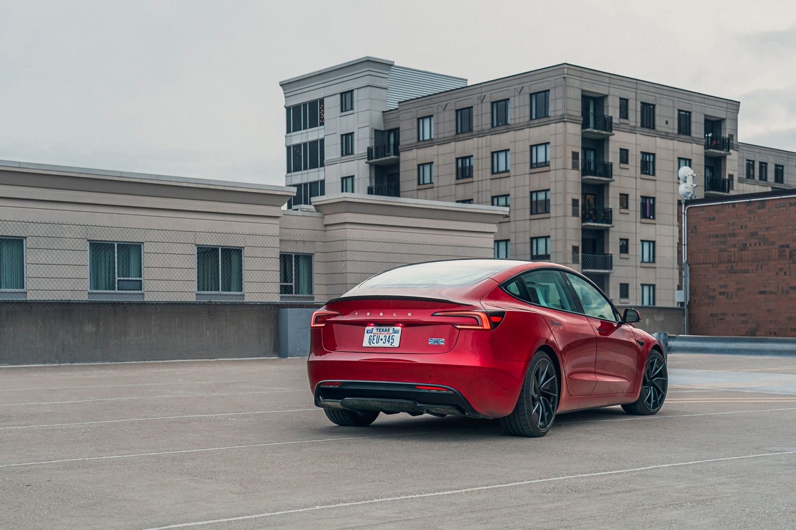 Tesla Model 3 China 2023 - exterior, rear three-quarter view, China/global visual reference market