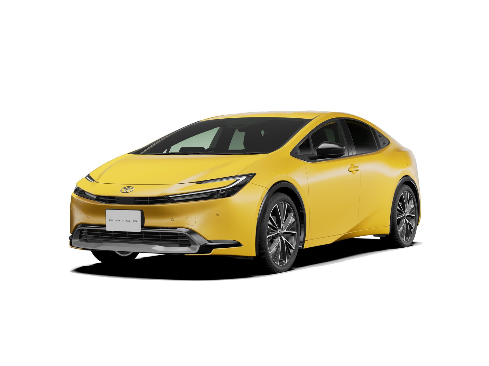 Toyota Prius Fifth Generation Hybrid 2023 - exterior, front three quarter color, Japan / global HEV reference market