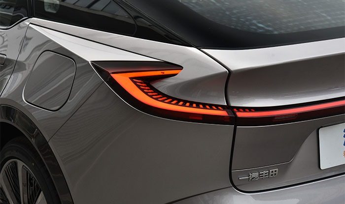 Toyota bZ5 China 2025 - exterior, taillight detail, China market