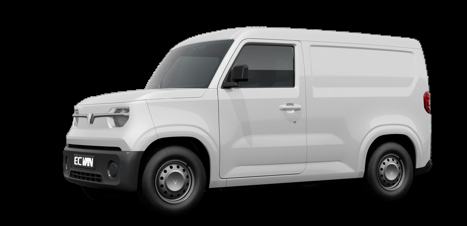 VinFast EC Van 2025 - exterior, front 3q white, Vietnam / global reference market