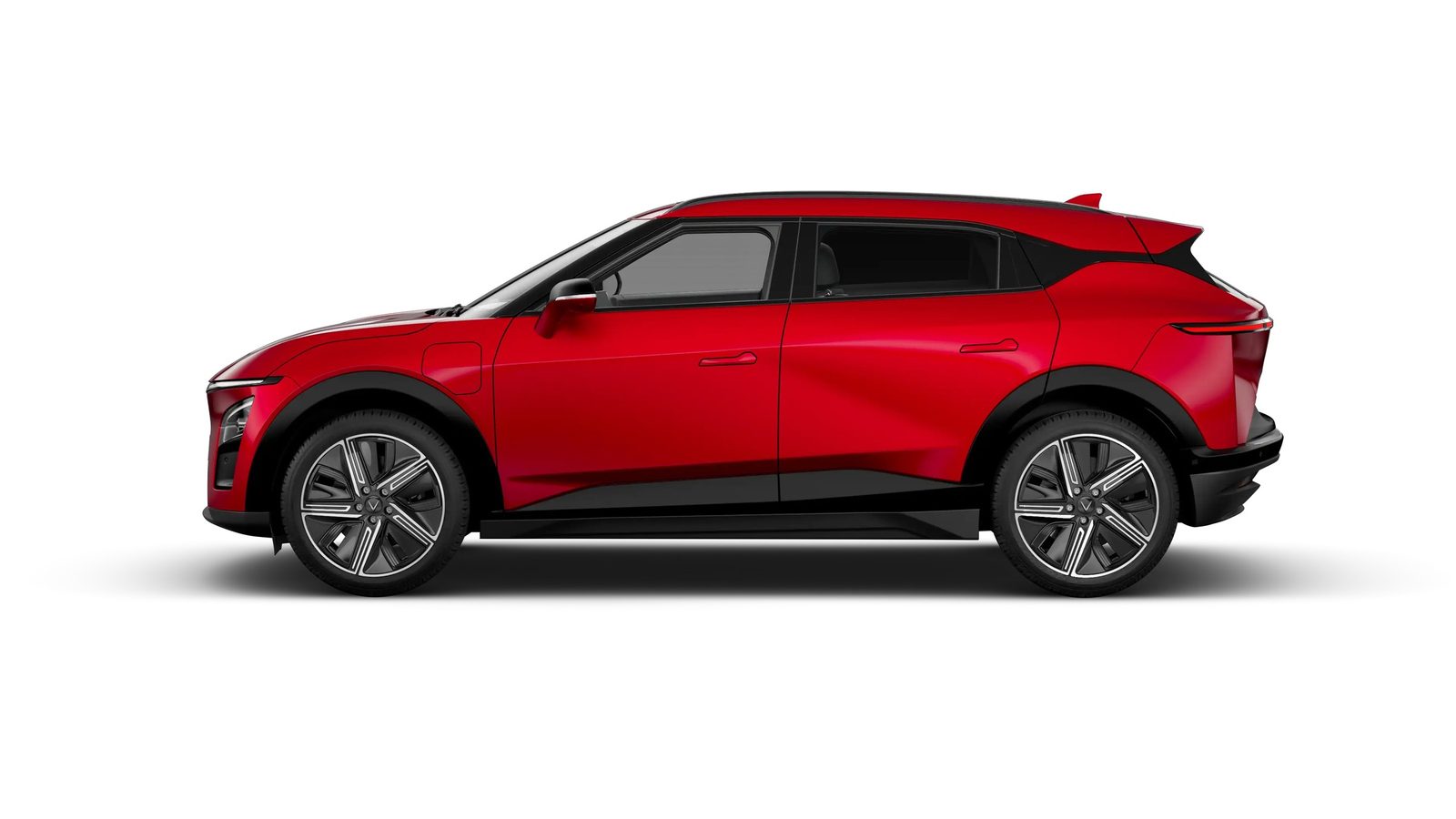 VinFast VF 7 2023 — главное фото модели, экстерьер, вид спереди 3/4, рынок Global / EV Query only