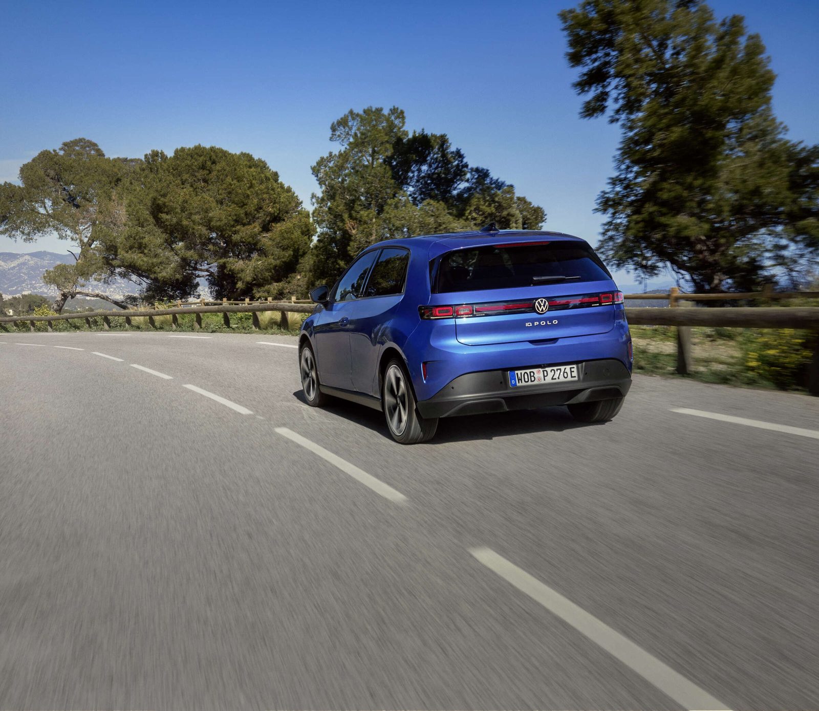 Volkswagen ID. Polo Global - exterior, rear 3q road, Europe / global reference market