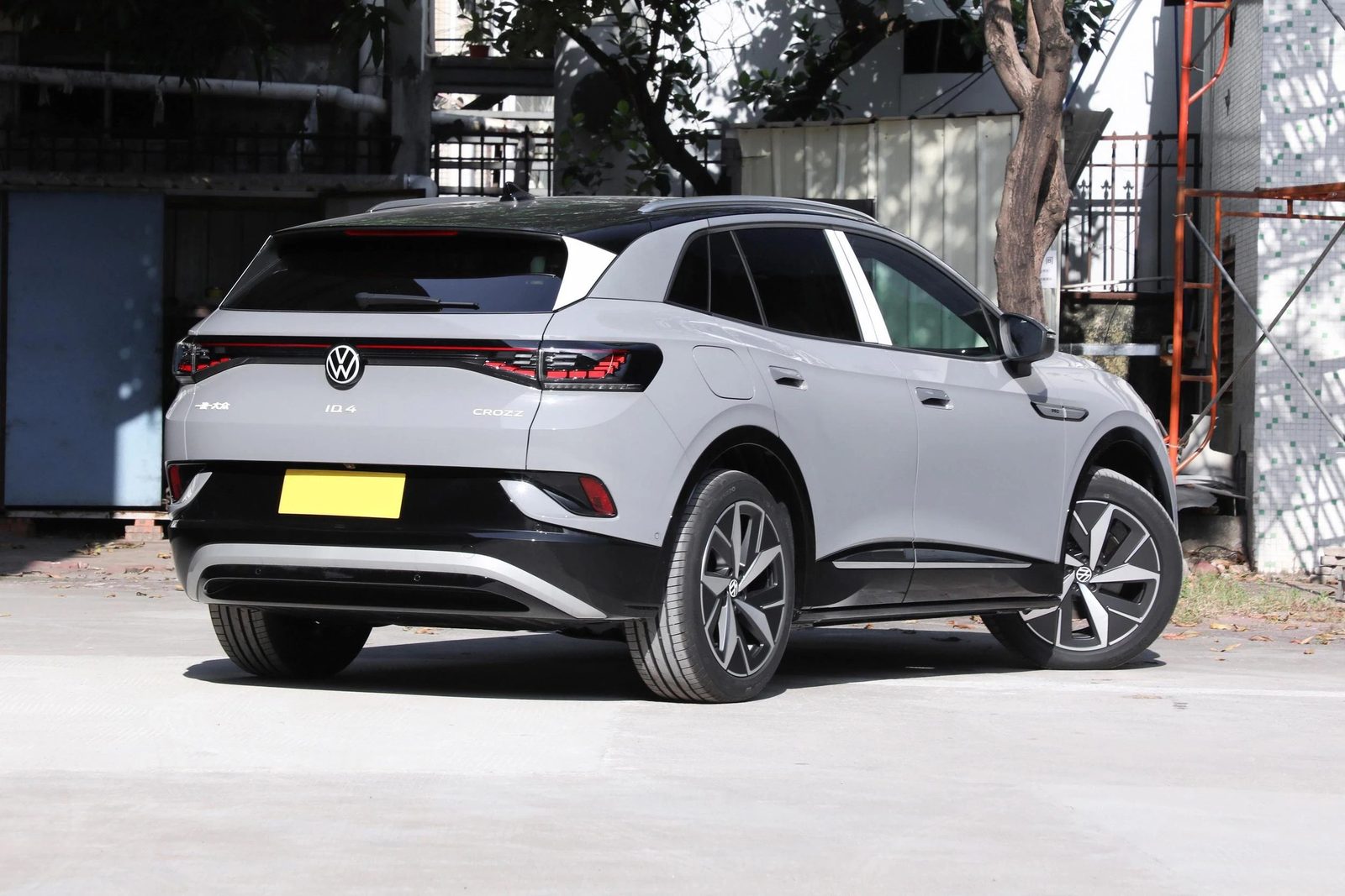 Volkswagen ID.4 CROZZ China 2026 — экстерьер, rear 3q outdoor, рынок internal_mvp