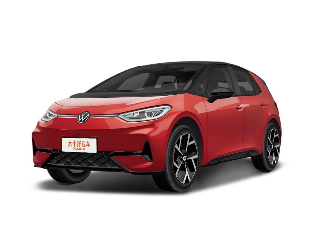 Volkswagen ID.4 CROZZ China 2026 — экстерьер, front 3q studio red, рынок internal_mvp