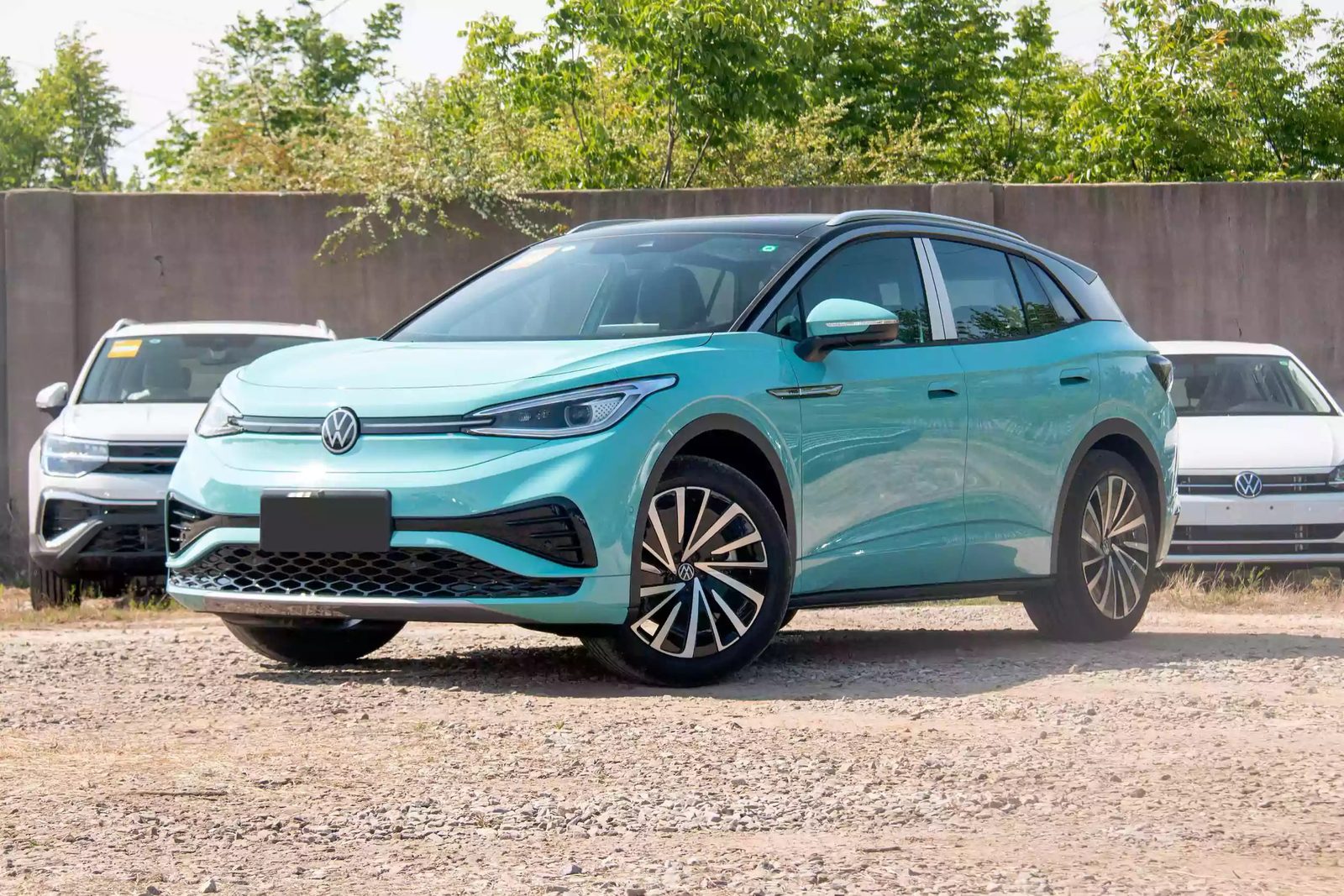 Volkswagen ID.4 X China 2025 — главное фото модели, экстерьер, вид спереди 3/4, рынок internal_mvp