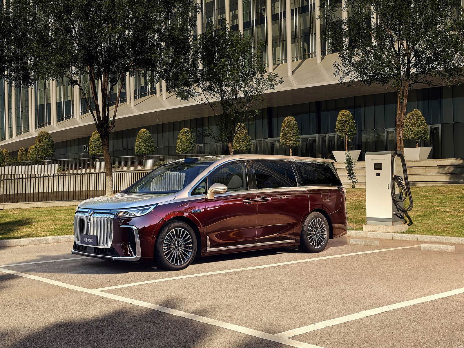 Voyah Dreamer 9 EV - exterior, charging, China pre-sale; Dreamer 9 EV/PHEV shared body and cabin market