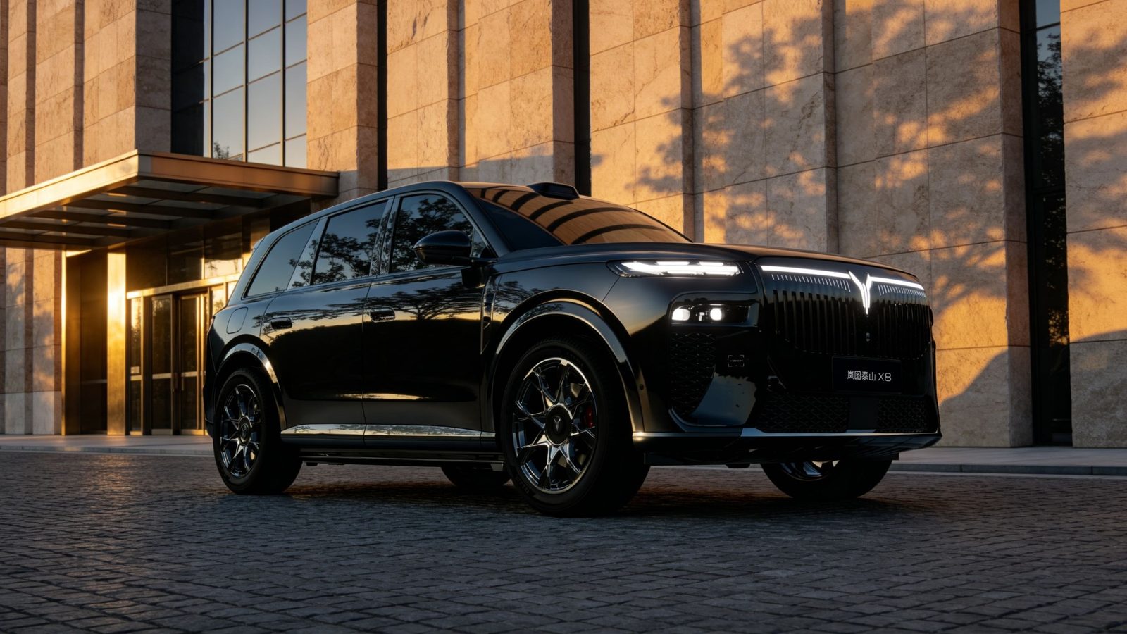 Voyah Taishan PHEV 2026 — экстерьер, front 3q urban, рынок China