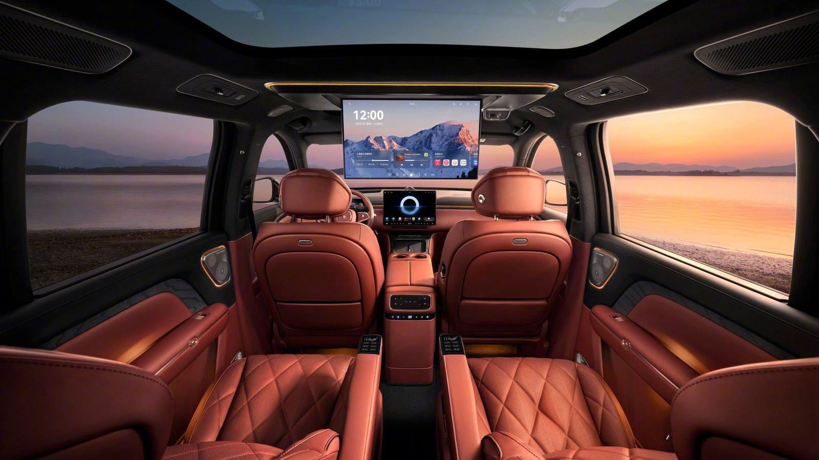 Voyah Taishan PHEV 2026 — главное фото модели, интерьер, передняя панель, рынок internal_mvp