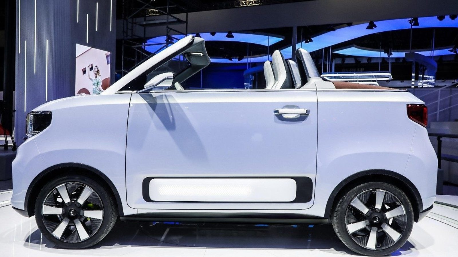 Wuling Mini EV Cabrio 2022 - exterior, side profile tight