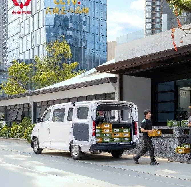 Wuling Yangguang Pro EREV - exterior, cargo side, China market