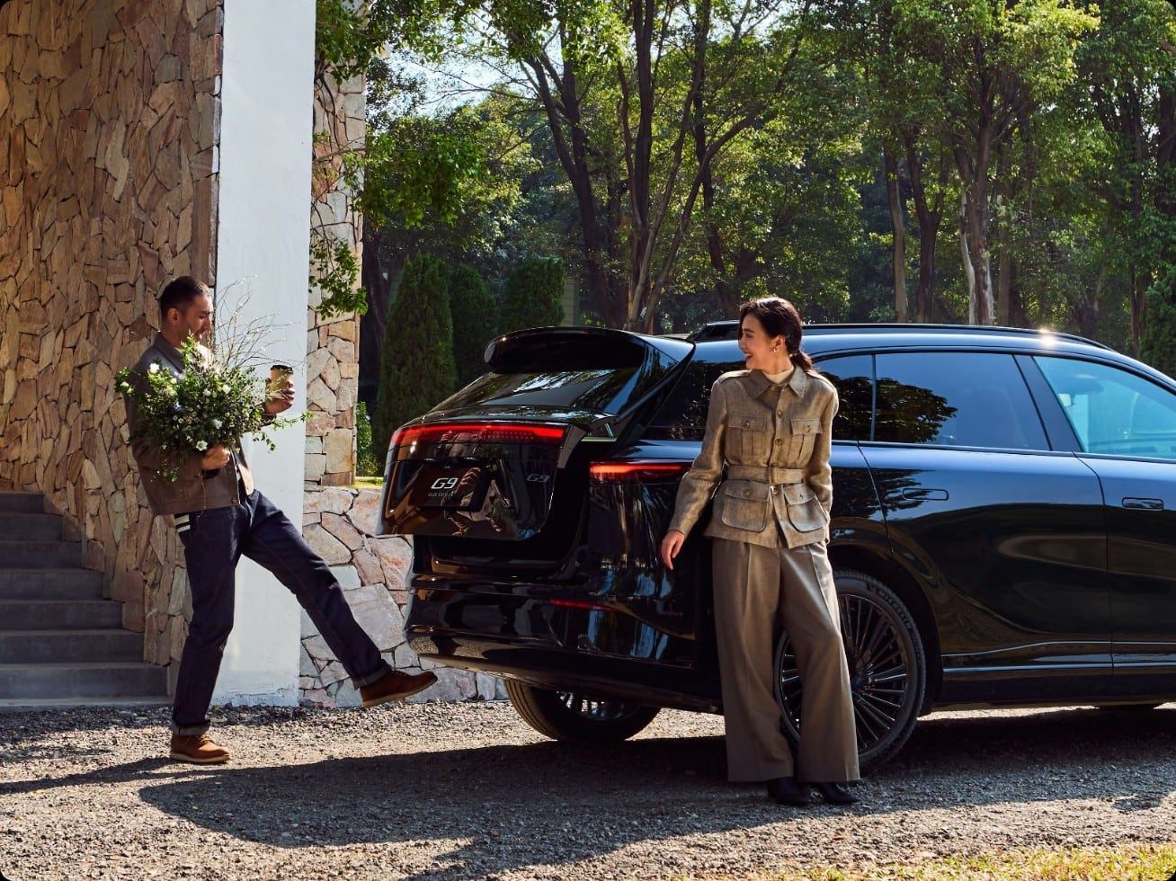 XPeng G9 2022 - exterior, rear cargo lifestyle, Global / official market