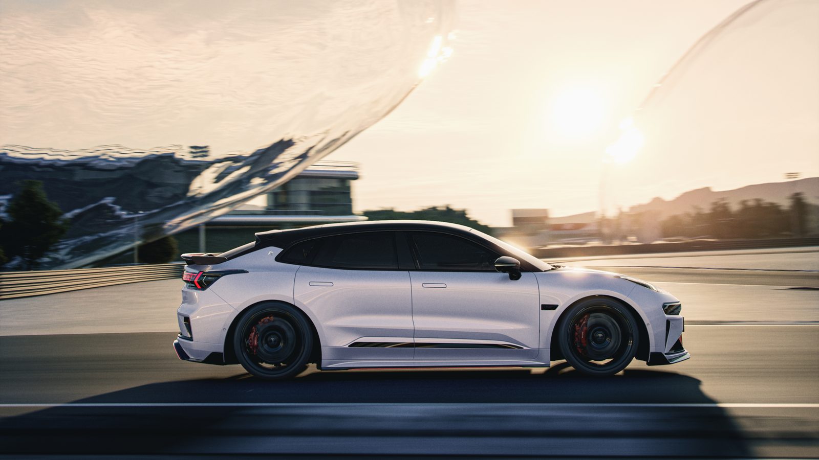 Zeekr 001 FR 2024 - exterior, dynamic side, Global / performance model market