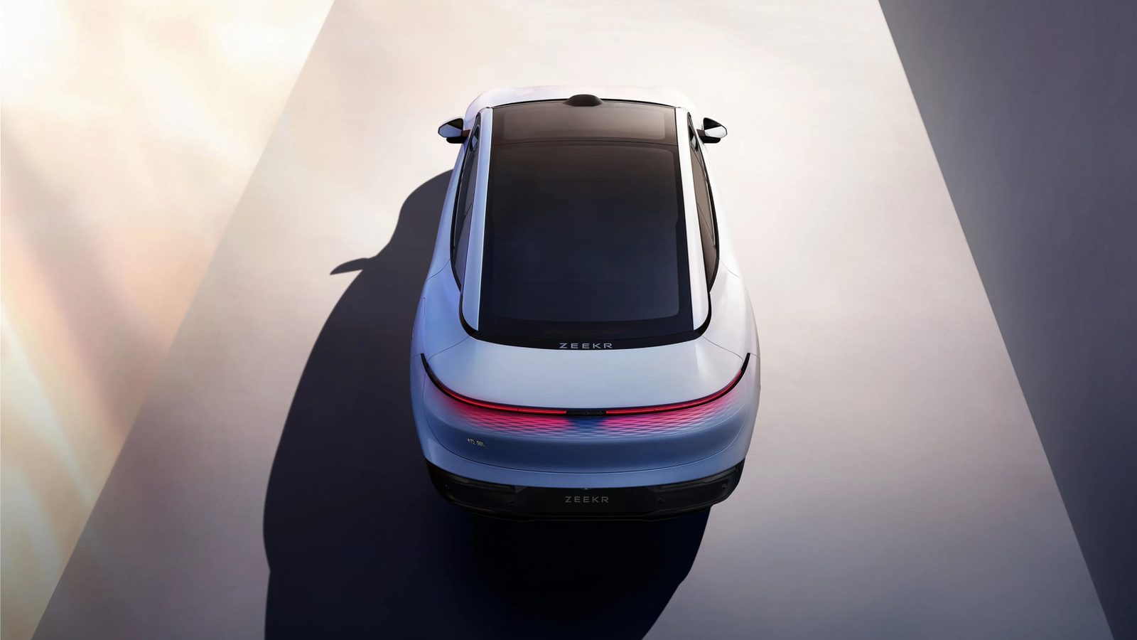 Zeekr 007 2025 - exterior, top rear 3q, Global / official market