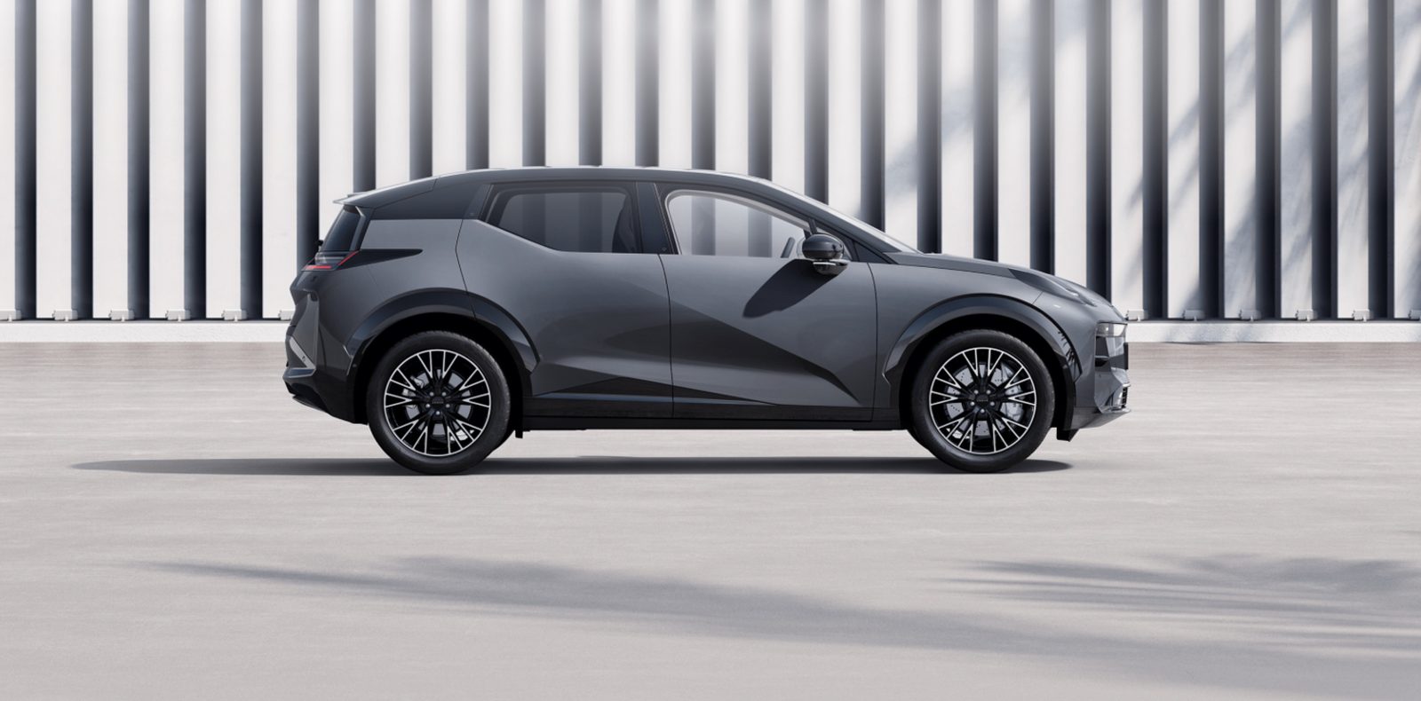 Zeekr X 2026 — экстерьер, side profile gray, рынок Global
